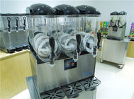 220V Triple Heads Frozen Granita Slush Machine 3x12L Output Food Grade Materials