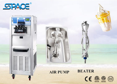 Stainless Steel Ice Cream Making Soft Serve Freezer With Self Cleaning System