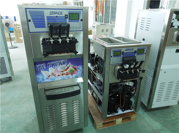 Single Phase Yogurt Ice Cream Making Machine Floor Model High Overrun
